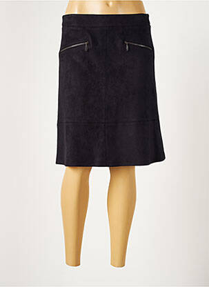 Fustă midi negru LAUREN VIDAL femeie