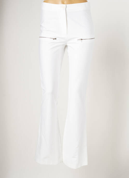 Pantalon slim alb LAUREN VIDAL femeie