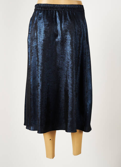 Fustă lungă albastru LAUREN VIDAL femeie