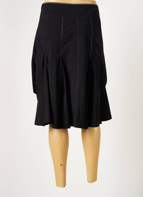 Fustă midi negru LAUREN VIDAL femeie