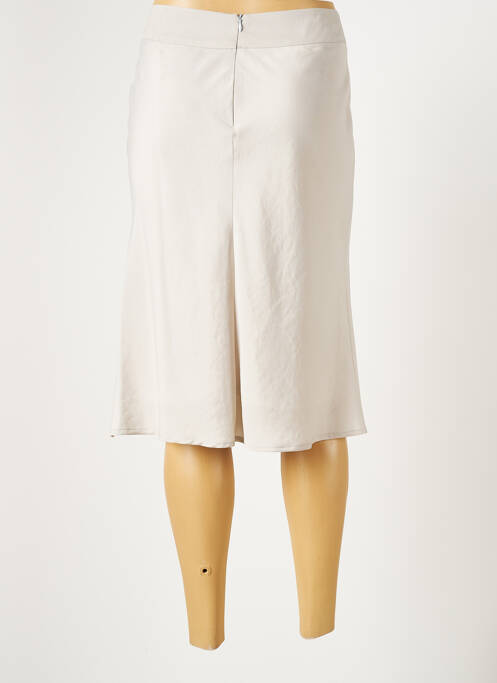 Fustă midi bej LAUREN VIDAL femeie