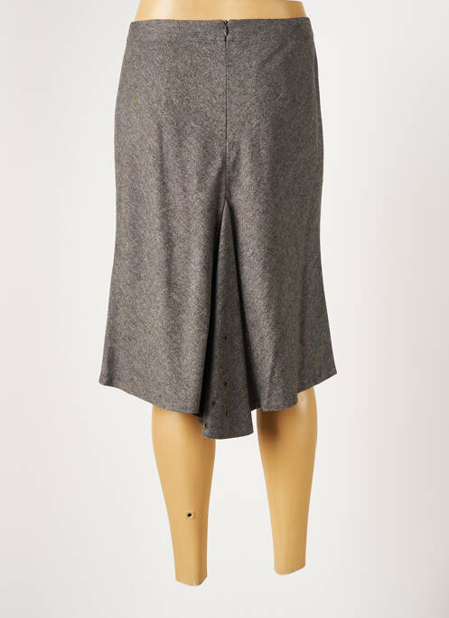 Fustă midi gri LAUREN VIDAL femeie