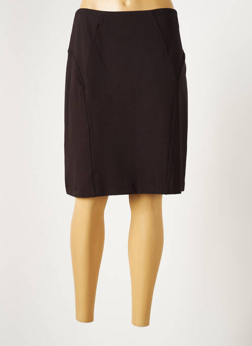 Fustă midi maro LAUREN VIDAL femeie