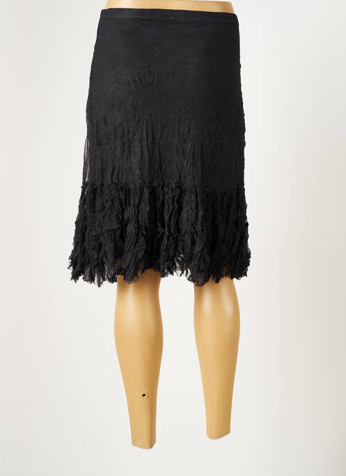 Fustă midi gri LAUREN VIDAL femeie