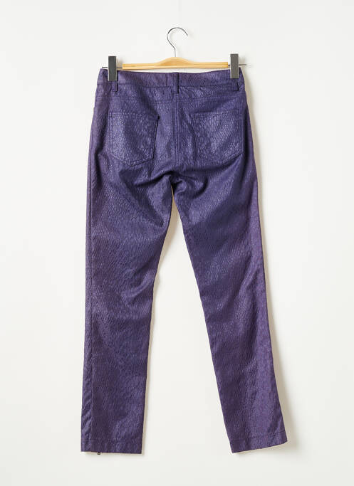 Pantalon slim violet LAUREN VIDAL femeie