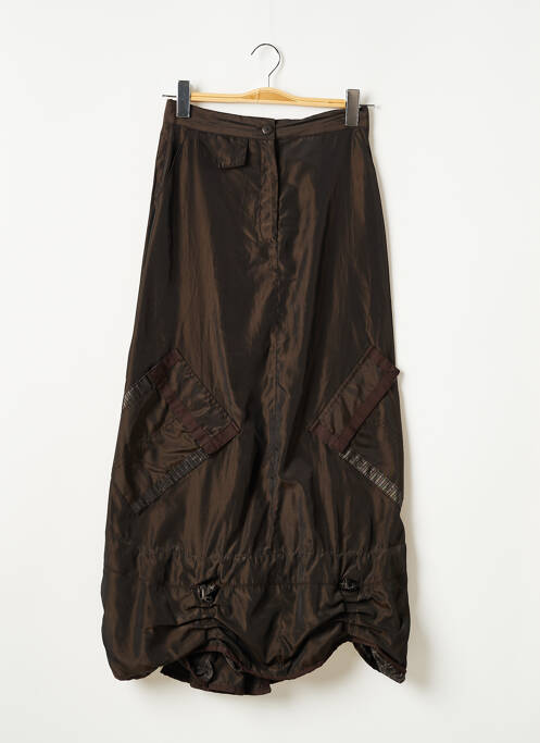 Fustă lungă maro LAUREN VIDAL femeie