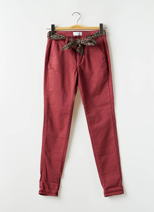 Pantalon chino roșu LE TEMPS DES CERISES femeie