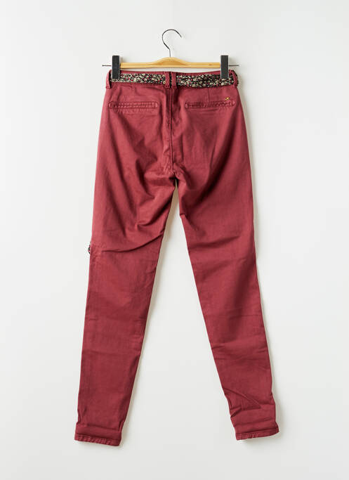 Pantalon chino roșu LE TEMPS DES CERISES femeie