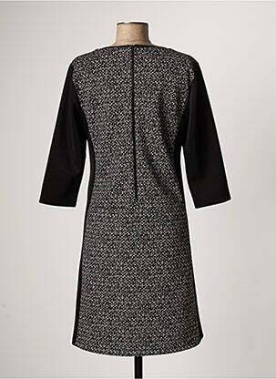 Rochie midi mâneci 3/4 mâneci 3/4 negru GARELLA femeie