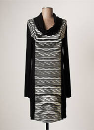 Rochie midi mâneci lungi mâneci lungi negru YEST femme