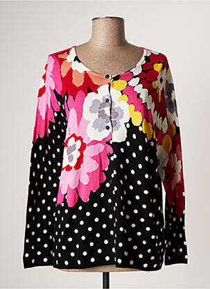 Vestă cu mâneci lungi negru LEO & UGO femeie