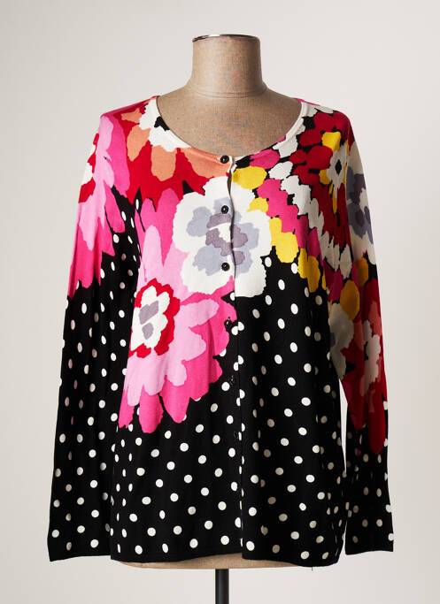 Vestă cu mâneci lungi negru LEO & UGO femeie