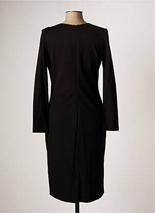 Rochie midi mâneci lungi mâneci lungi negru LESLIE femeie