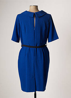 Rochie midi mâneci 3/4 mâneci 3/4 albastru MICHAELA LOUISA femeie