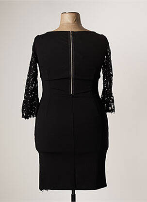 Rochie midi mâneci 3/4 mâneci 3/4 negru RINASCIMENTO femeie