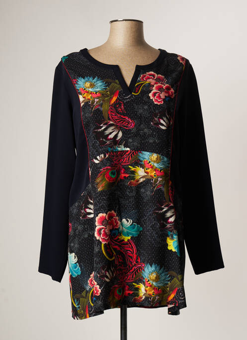 Tunică mâneci lungi albastru GARELLA femeie