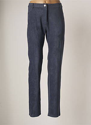 Pantalon drept albastru LESLIE femeie