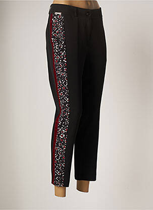 Pantalon 7/8 croială chino mărime normală negru CRISTINA BARROS femeie
