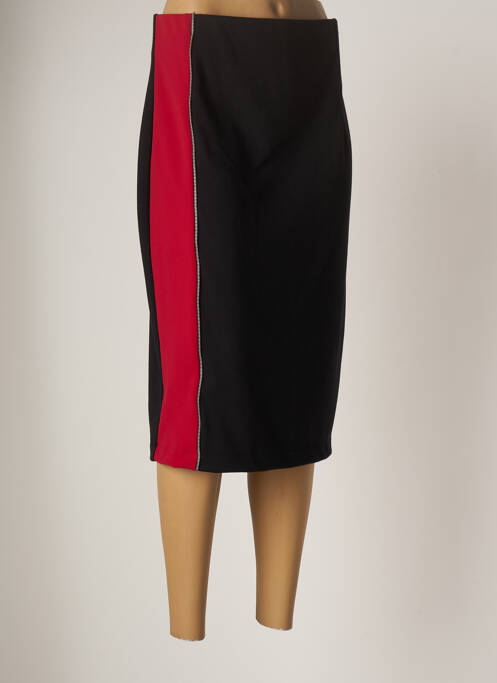 Fustă midi negru EVALINKA femeie