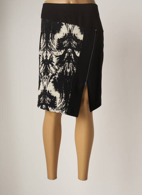 Fustă midi negru LAUREN VIDAL femeie