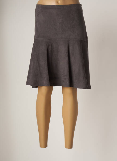 Fustă midi gri FUEGO WOMAN femeie