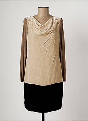 Rochie scurtă bej ROSSO 35 femeie