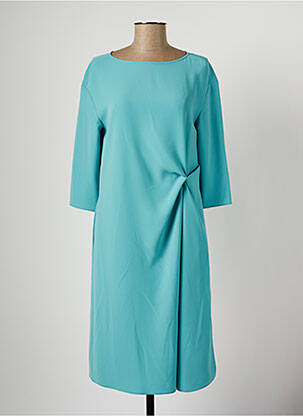 Rochie midi mâneci 3/4 mâneci 3/4 albastru EMPORIO ARMANI femeie