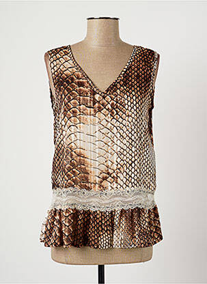 Top maro ELEONORA AMADEI femeie