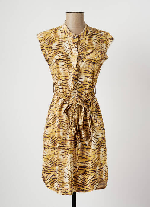 Rochie midi galben EVA KAYAN femeie