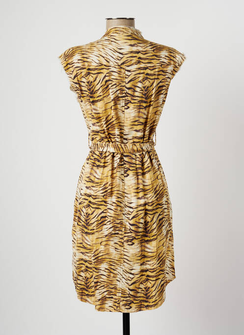 Rochie midi galben EVA KAYAN femeie