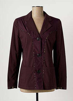 Jachete casual guler tip costum violet CLAUDE BAUER femeie