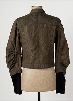 Jachete casual guler rotund verde HELENA SOREL femeie