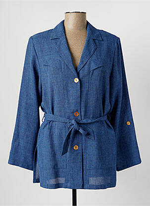Jachete casual guler tip costum albastru CLAUDE BAUER femeie
