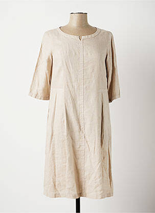 Rochie midi bej ROSSO 35 femeie