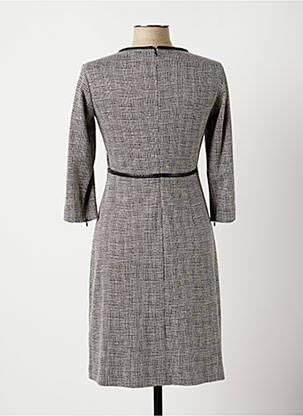 Rochie midi mâneci 3/4 mâneci 3/4 gri ANTONELLI FIRENZE femeie