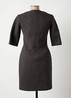 Rochie midi mâneci 3/4 mâneci 3/4 gri ANTONELLI FIRENZE femeie