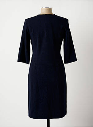 Rochie midi mâneci 3/4 mâneci 3/4 albastru ROSSO 35 femeie