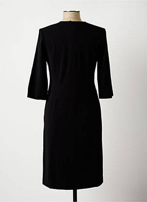 Rochie midi mâneci 3/4 mâneci 3/4 negru ROSSO 35 femeie