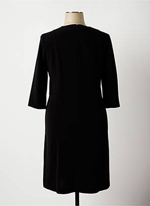 Rochie midi mâneci 3/4 mâneci 3/4 negru ROSSO 35 femeie