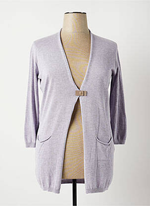 Vestă cu mâneci lungi violet FABIANA FILIPPI femeie