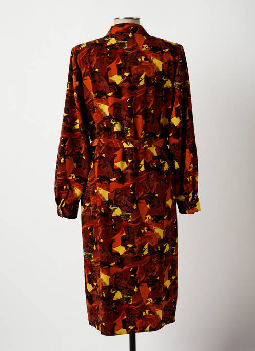 Rochie midi portocaliu CLAUDE BAUER femeie