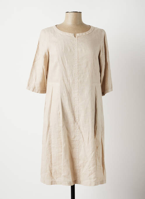 Rochie midi bej ROSSO 35 femeie