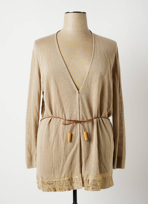 Vestă cu mâneci lungi maro FABIANA FILIPPI femeie