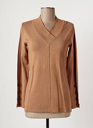 Pulover maro MARBLE femeie