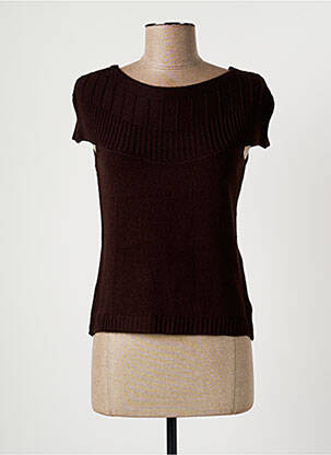 Pulover maro CHRISTINE LAURE femeie