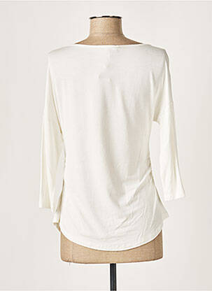Tricou mâneci 3/4 mâneci 3/4 alb ELEONORA AMADEI femeie