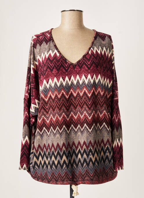 Tricou violet AU SOLEIL DE ST TROPEZ femeie