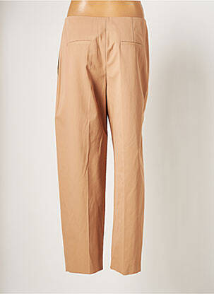 Pantalon drept talie cu cleme talie înaltă bej JIL SANDER femeie
