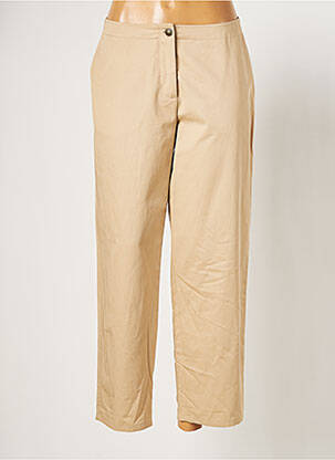 Pantalon trei sferturi bej INES DE LA FRESSANGE femeie