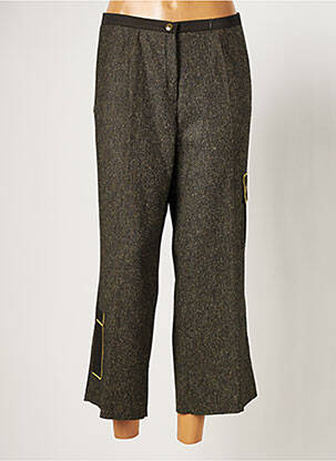 Pantalon trei sferturi verde JEAN DELFIN femeie